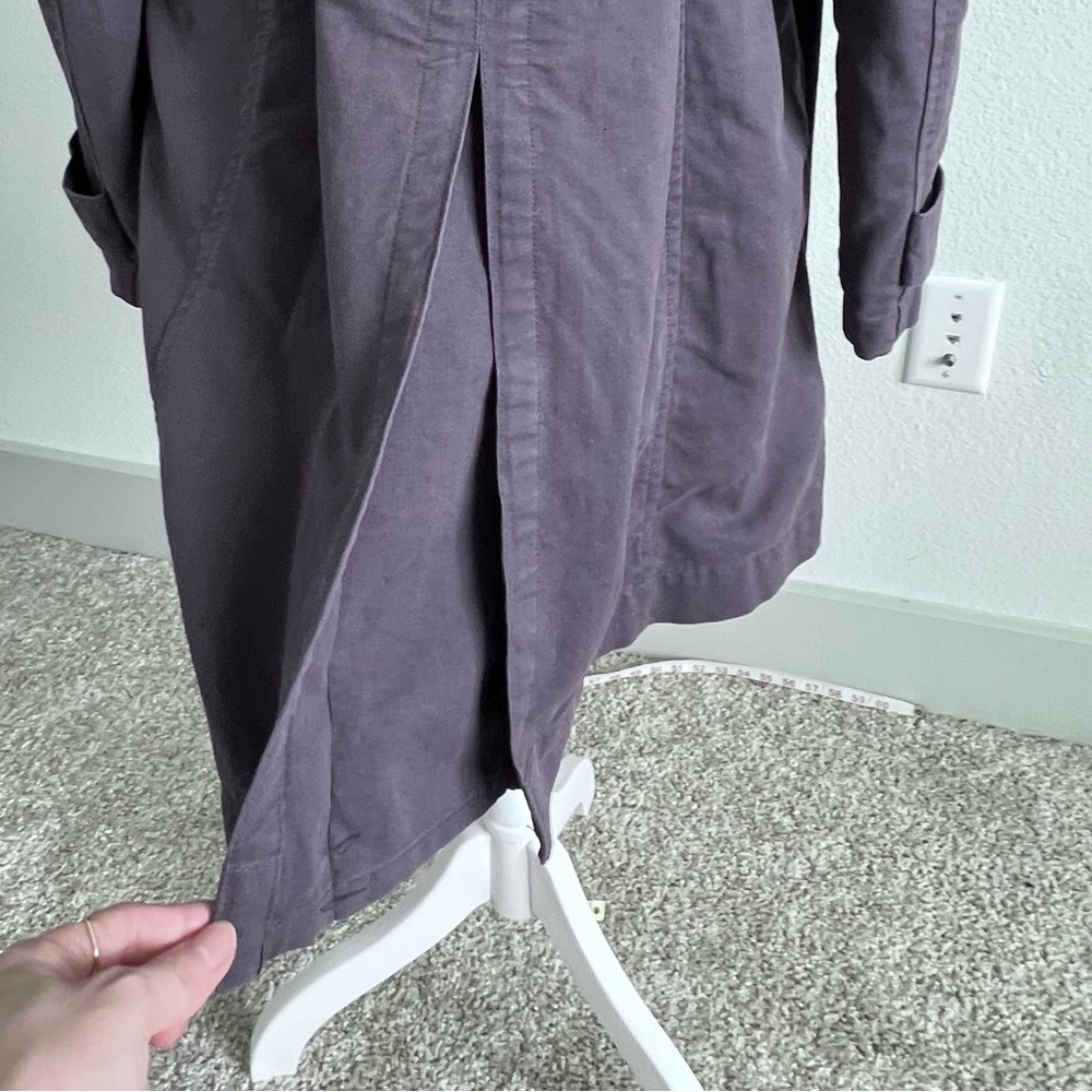 Comptoir Des Cotonniers women’s Purple Trench Coat with warm layer small $650 - Picture 10 of 16